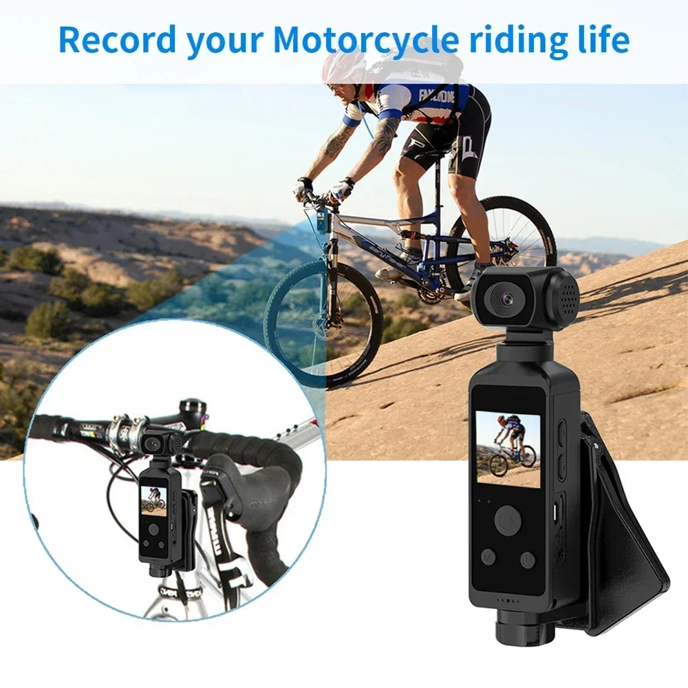 Handheld Gimbal Camera 1080P/2K/ 4K Resolution Sport Action Camera Loop